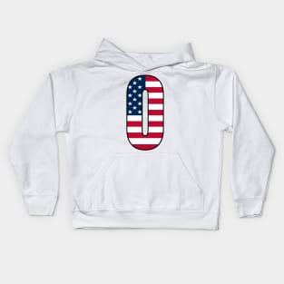 Number 0 Star Spangled Banner Kids Hoodie